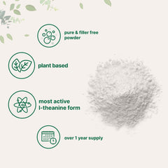 Micro Ingredients L-Theanine powder blended into a shake for easy consumption.
