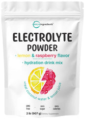 Micro Ingredients paquete frente mostrando sabor y beneficios