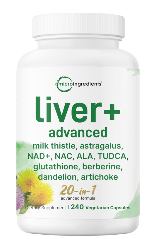 Micro Ingredients frontal del envase mostrando la marca y beneficios