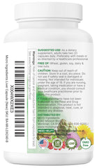 Micro Ingredients frasco en mano para comparar tamaño y porciones
