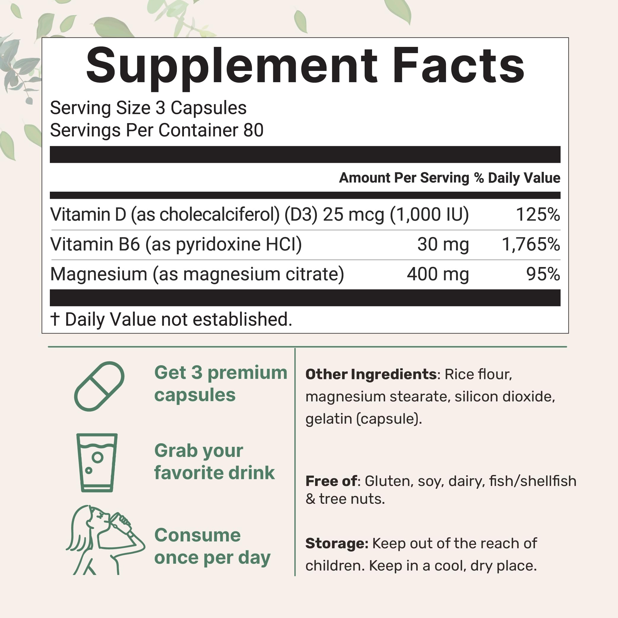 Micro Ingredients cápsulas en primer plano destacando tamaño y acabado