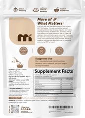 Micro Ingredients comparación de tamaño con mano, envase práctico para llevar
