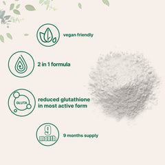 Micro Ingredients polvo mezclado en smoothie, muestra uso diario y fácil disolución