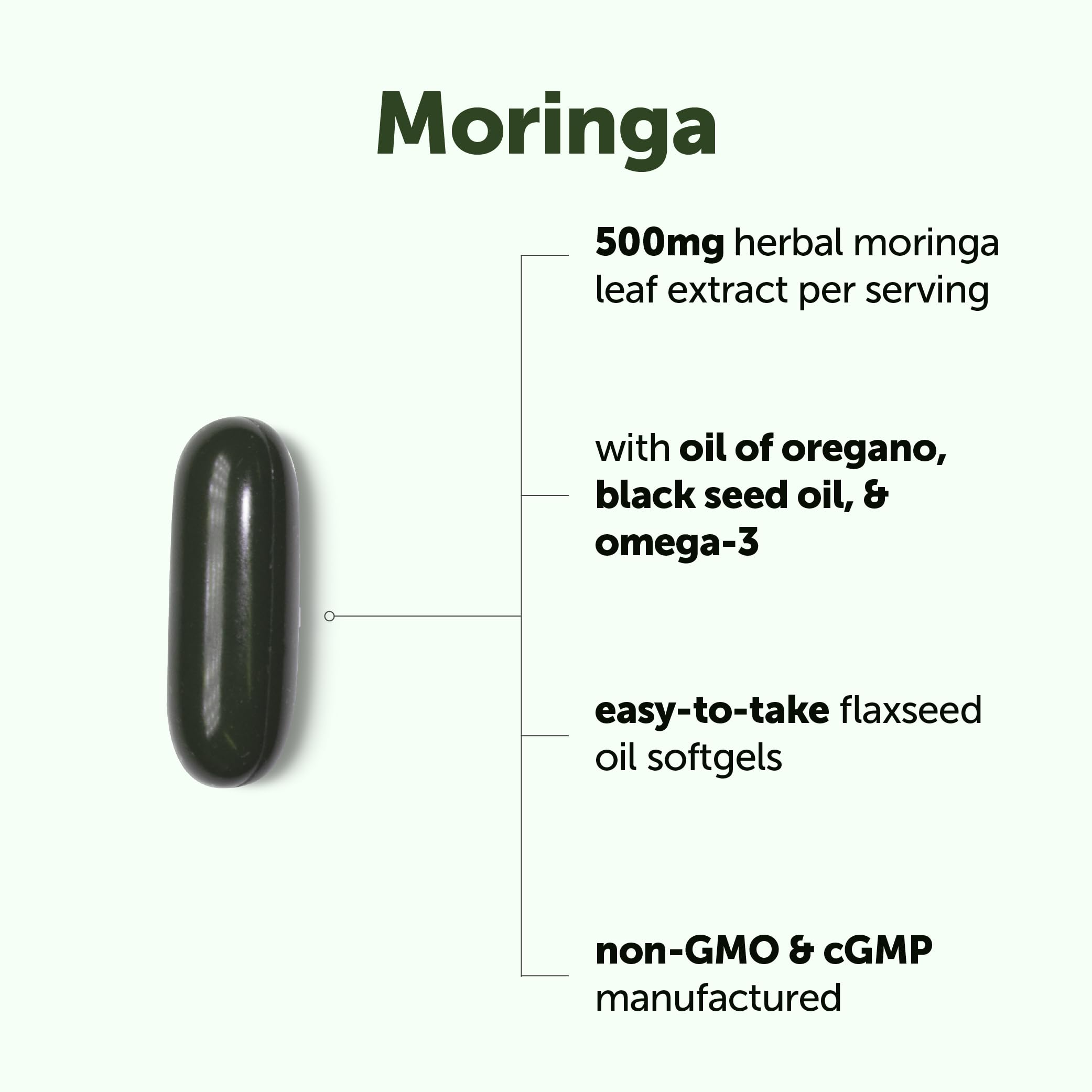 Micro Ingredients cápsula blanda en primer plano resaltando fácil ingestión