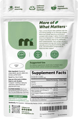 Micro Ingredients etiqueta con lista de ingredientes y certificaciones visibles