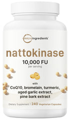 Micro Ingredients frasco frontal mostrando 240 cápsulas y ventaja de suministro prolongado