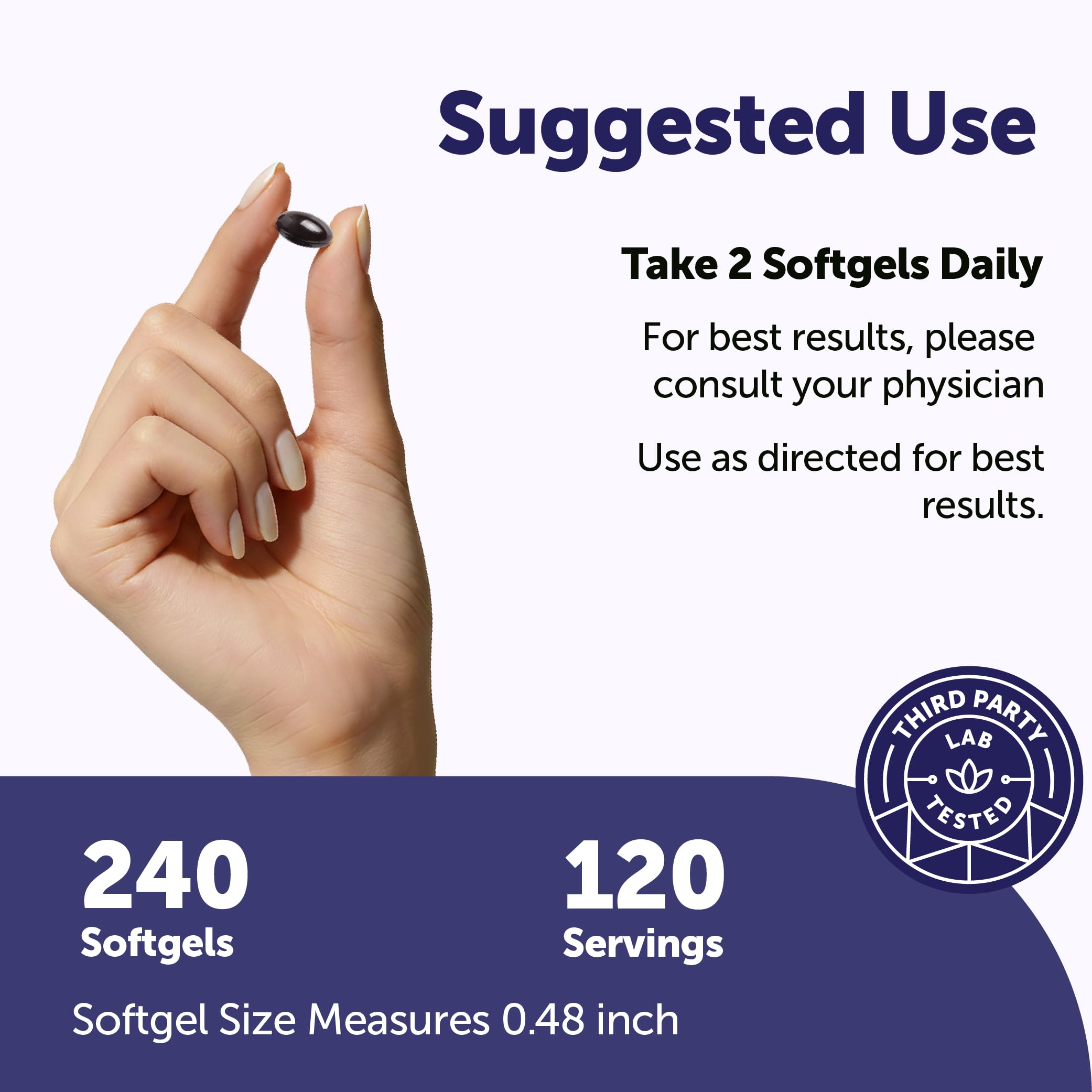 Micro Ingredients gotas de aceite MCT junto a softgel destacando absorción