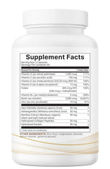 Micro Ingredients persona tomando cápsula con alimento para mejor absorción