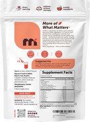 Pouch de Micro Ingredients en mano para comparar tamaño y duración del envase