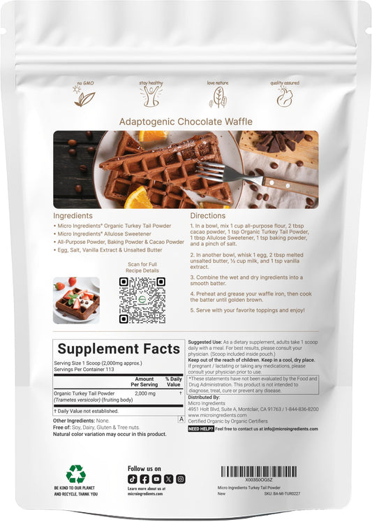 Micro Ingredients textura del polvo liofilizado con aspecto fino y puro