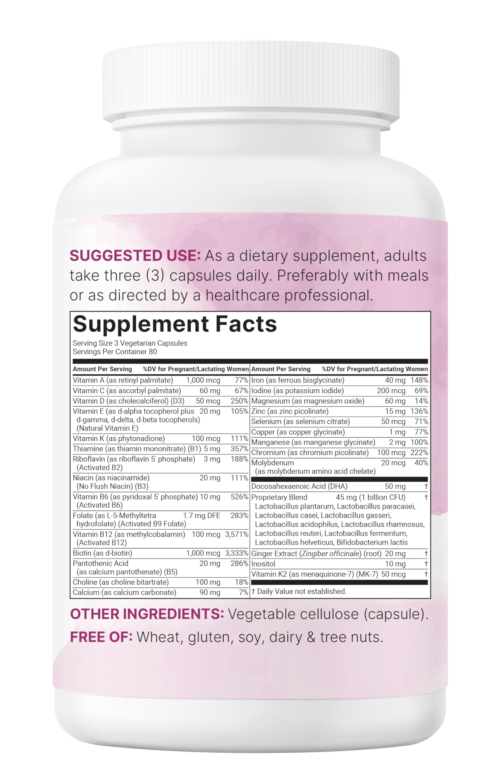 Micro Ingredients etiqueta nutricional ampliada, transparencia en cantidades y formas activas