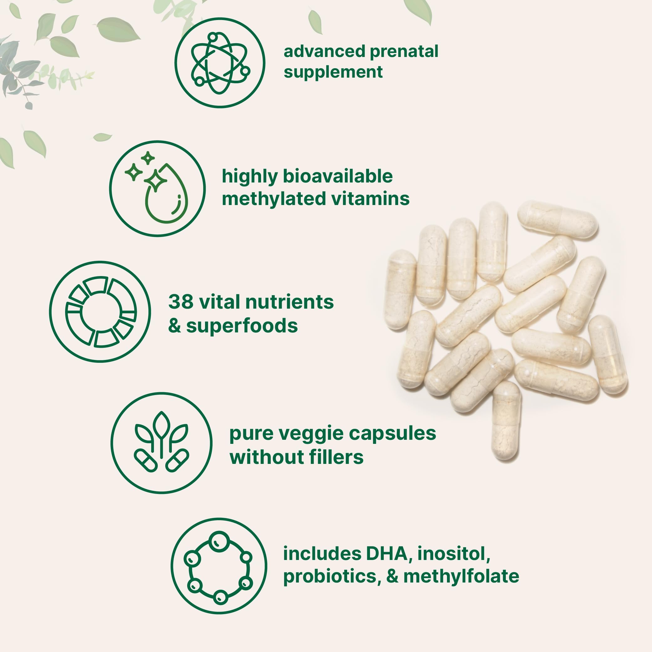 Micro Ingredients ingredientes clave DHA y colina sobre fondo blanco, apoyo al desarrollo