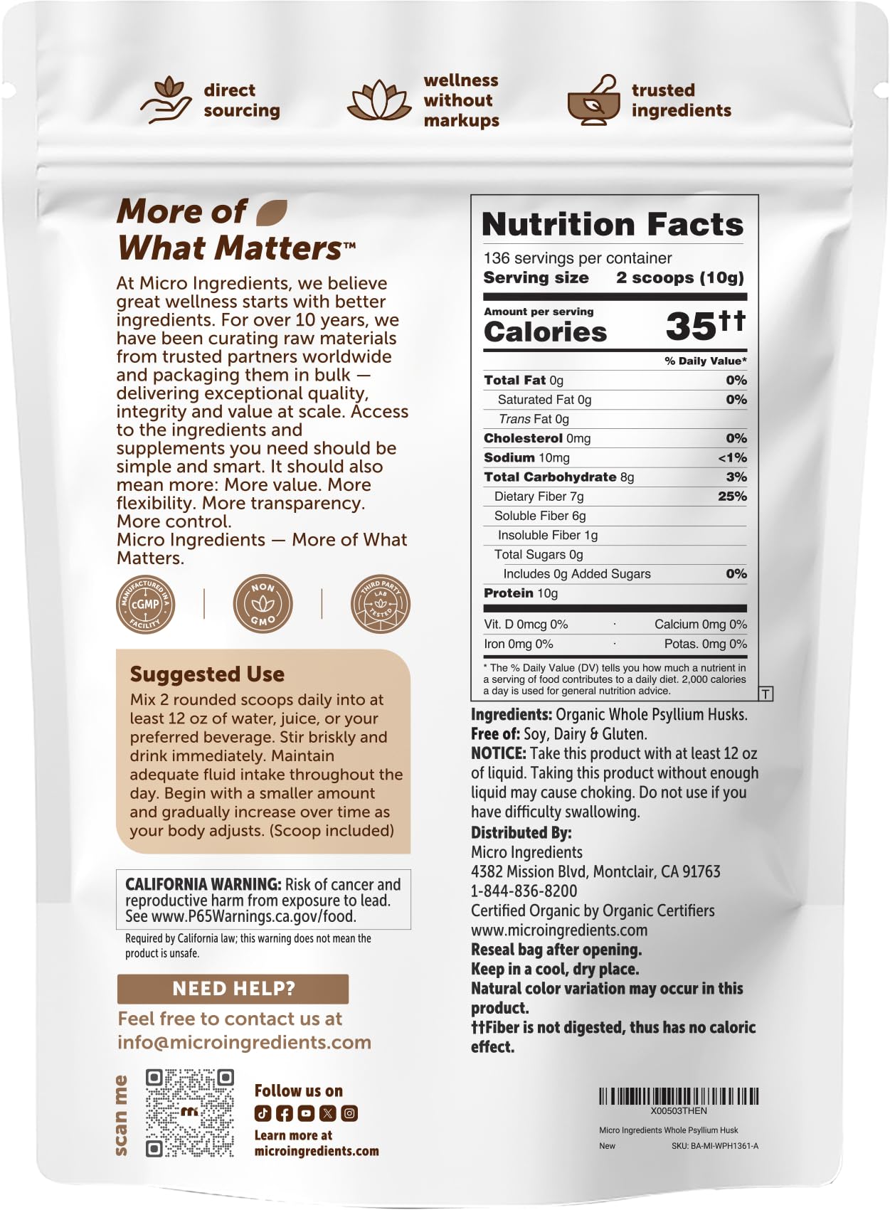 Micro Ingredients psyllium incorporado en masa keto para mejor estructura