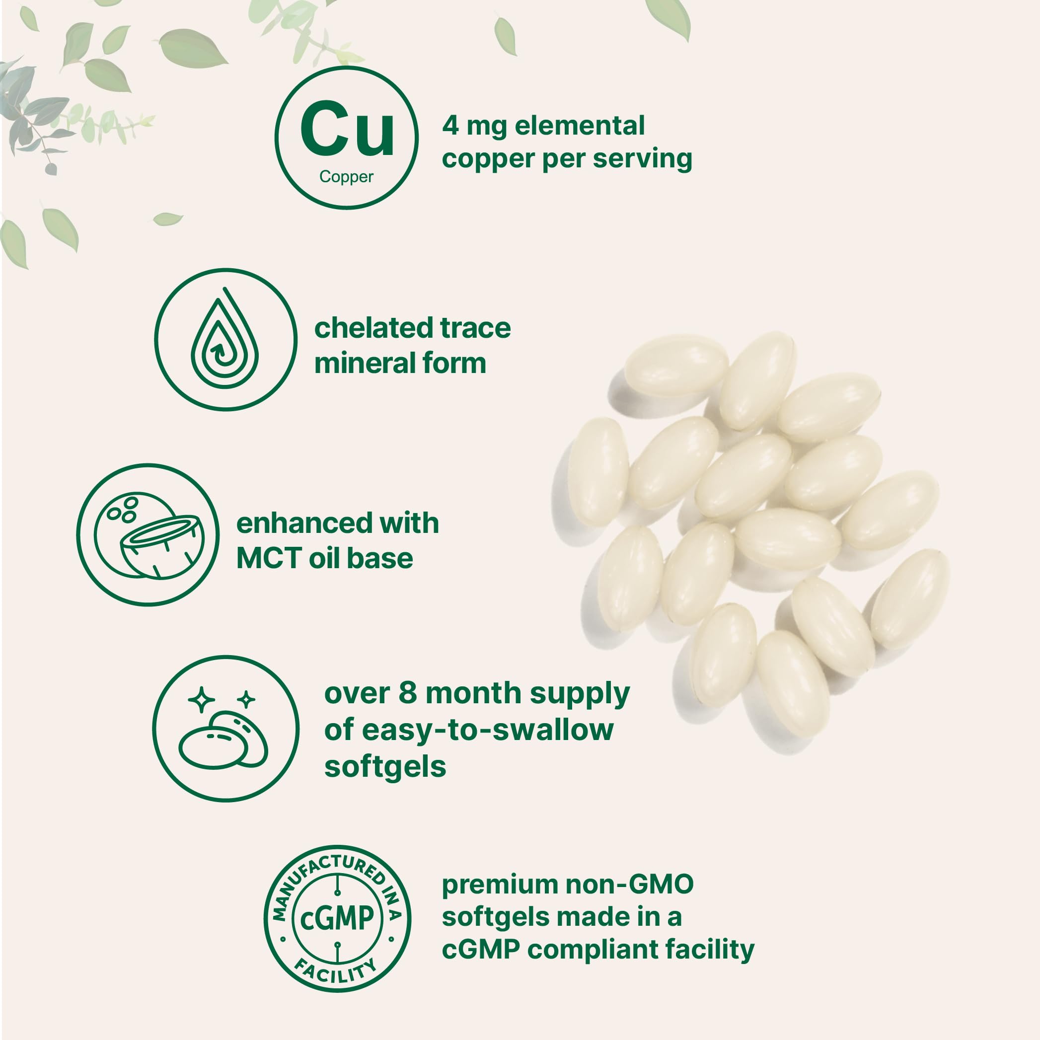 Micro Ingredients softgel en mano para mostrar escala y facilidad de uso