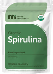 Micro Ingredients paquete frontal mostrando el logotipo y la bolsa resellable, conveniencia de almacenamiento