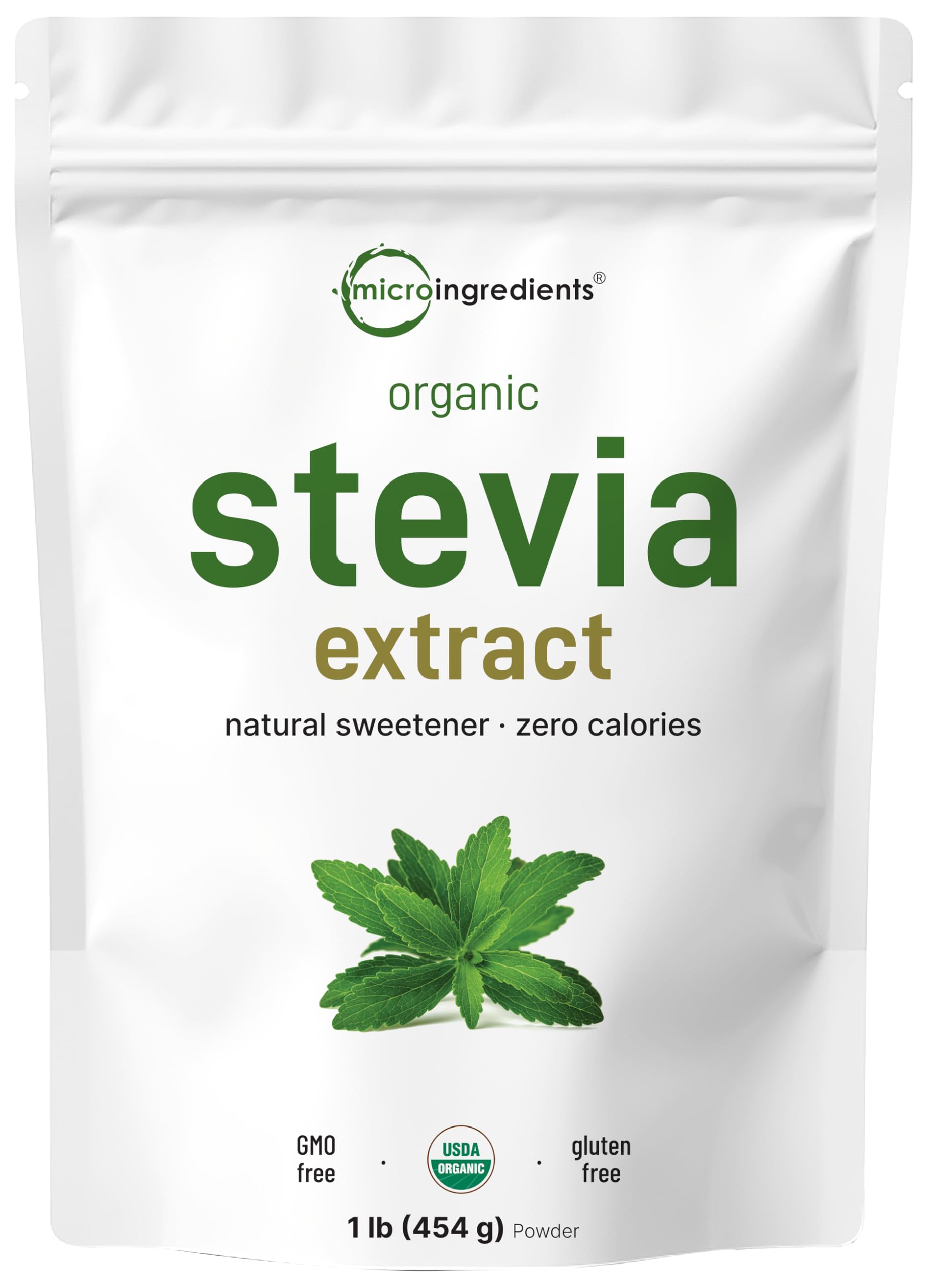Micro Ingredients frente del empaque mostrando etiqueta y tamaño