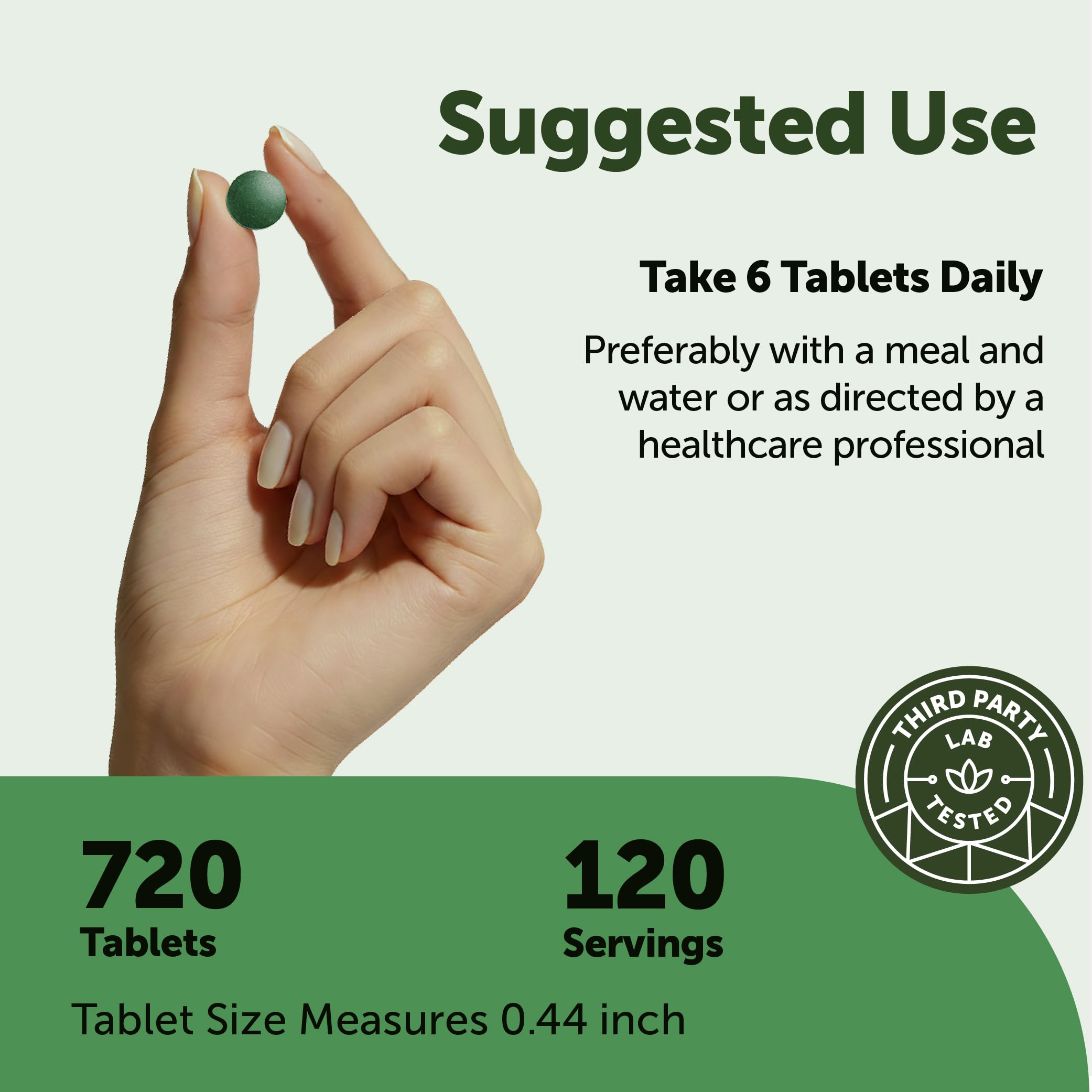 Micro Ingredients tabletas dentro del frasco enfatizando la cantidad de 720 unidades