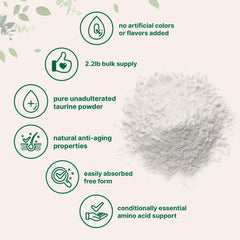 Micro Ingredients taurina añadida a un batido para energía y recuperación