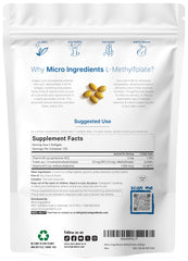 Micro Ingredients primer plano de la cápsula blanda y su textura para mejor absorción