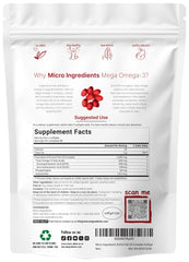 Micro Ingredients primer plano de cápsula blanda mostrando textura y brillo