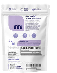 Micro Ingredients primer plano de textura del polvo, fácil disolución visible