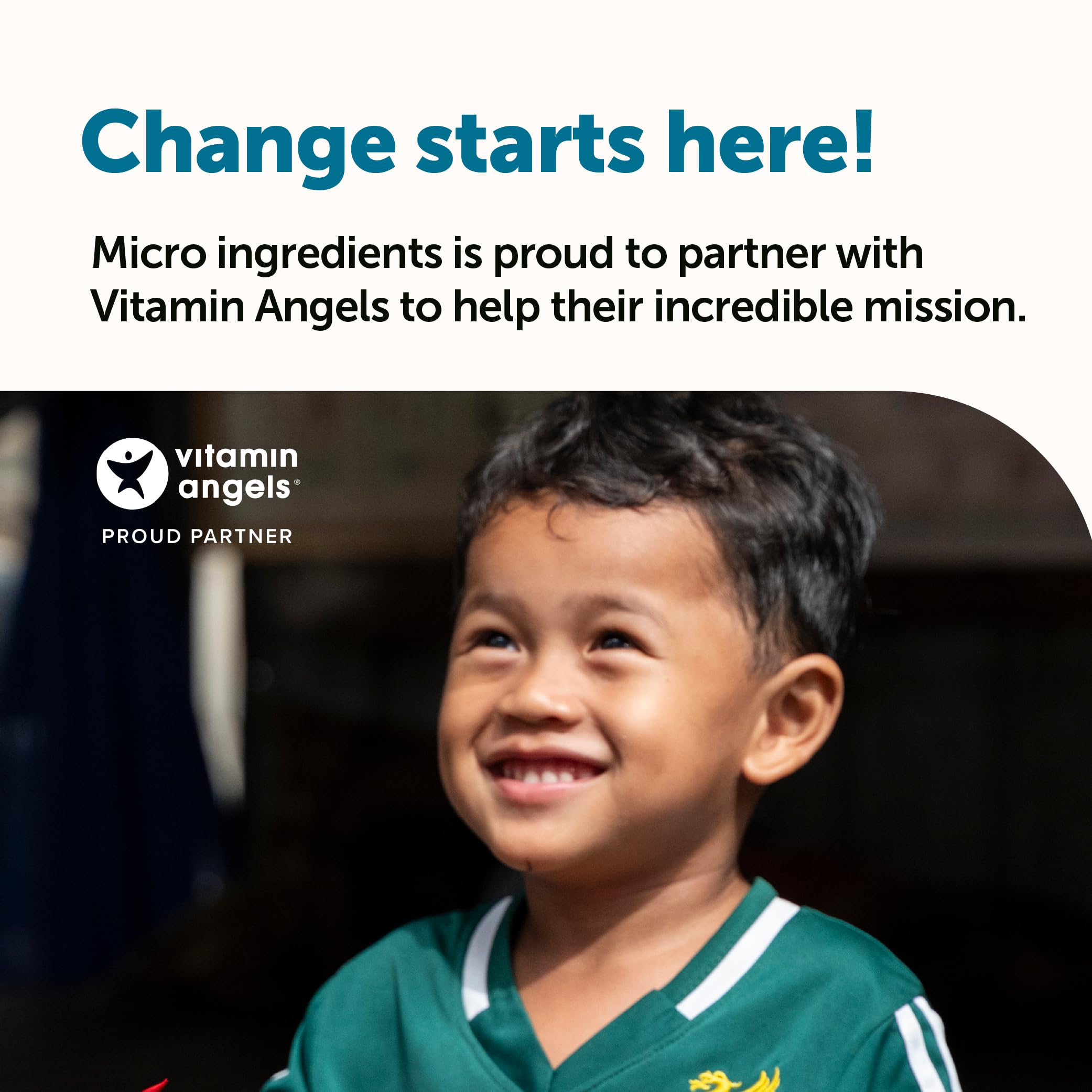 Micro Ingredients comparación de tamaño junto a una moneda para referencia clara