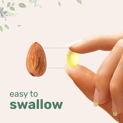 Micro Ingredients softgels junto a rodaja de limón enfatizando sabor agradable