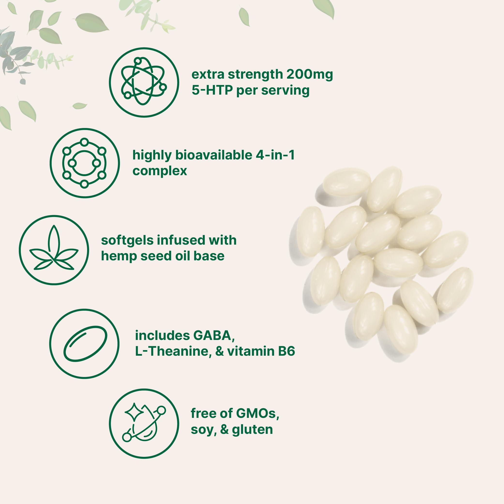 Micro Ingredients softgel en mano para comparar tamaño y dosificación