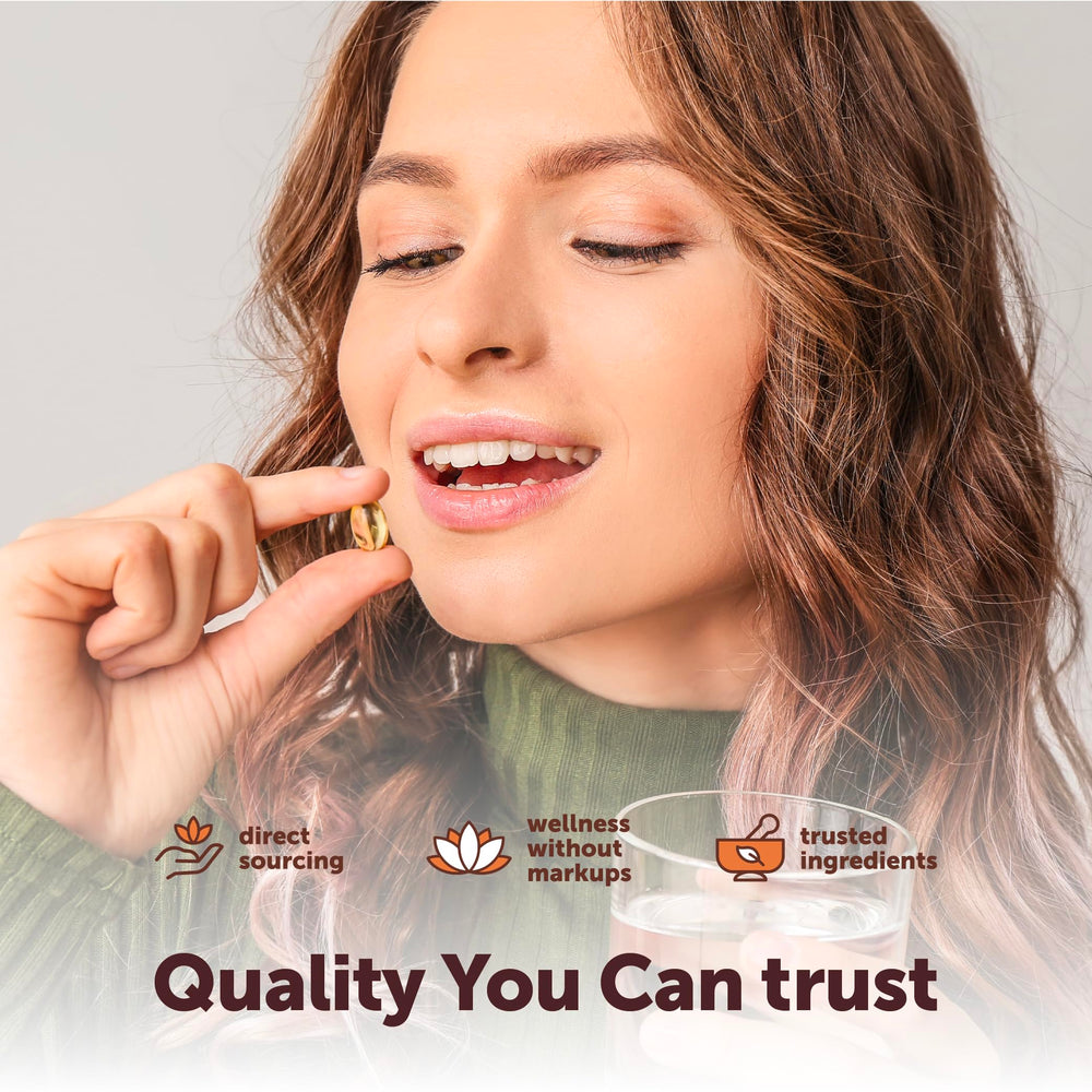 Micro Ingredients bolsa abierta con softgels mostrando cantidad visible