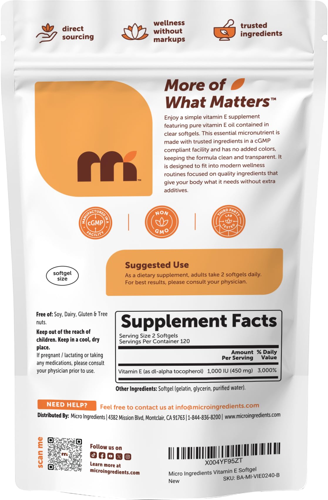 Micro Ingredients frasco en cocina sobre encimera integrándose en rutina diaria