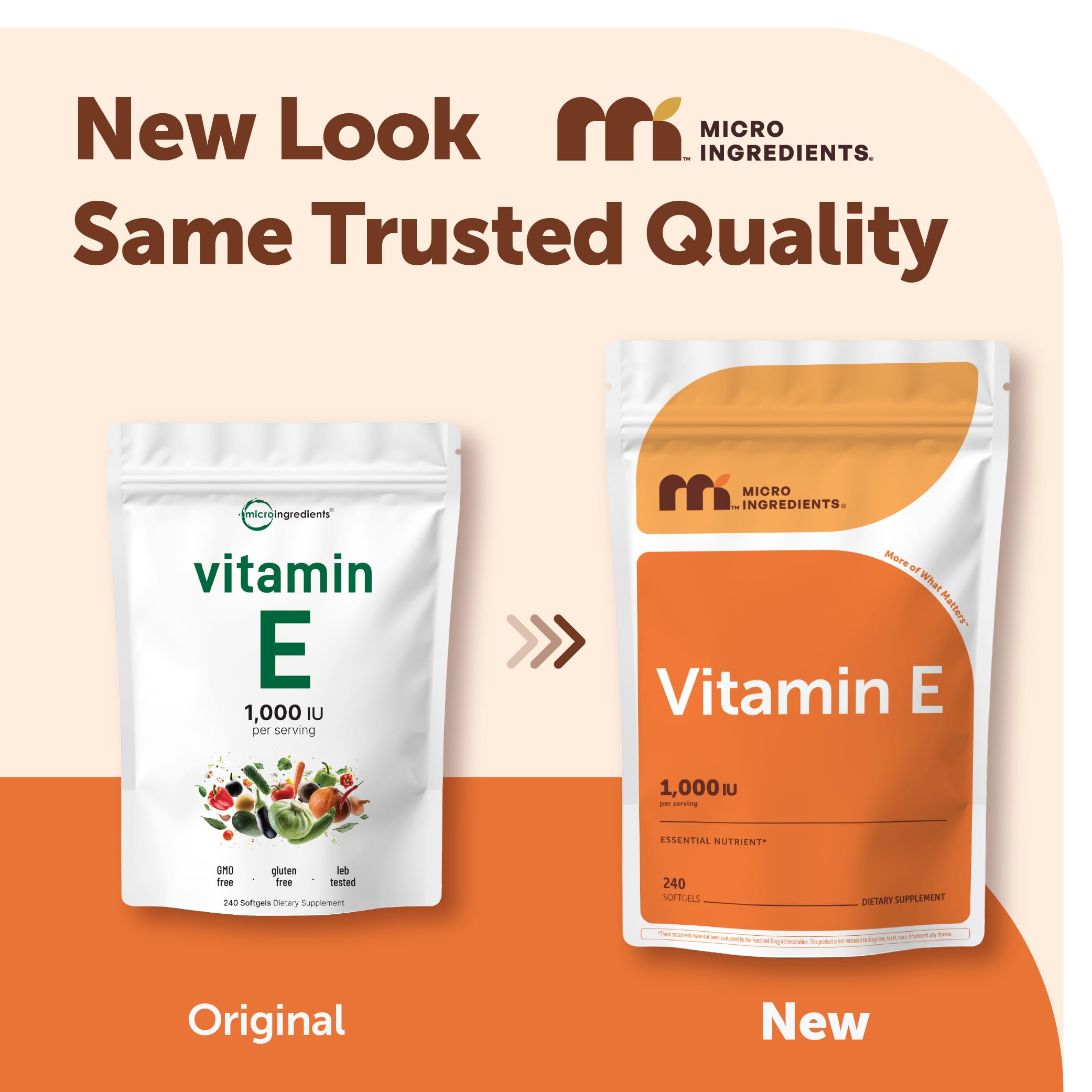 Micro Ingredients softgels en primer plano, textura brillante para fácil deglución