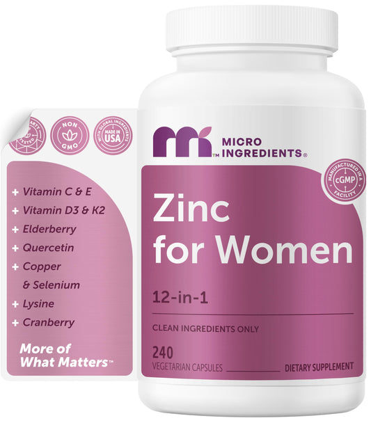 Micro Ingredients frente del empaque con beneficios visibles