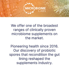 Microbiome Labs FODMATE en cocina entre alimentos vegetales nutritivos