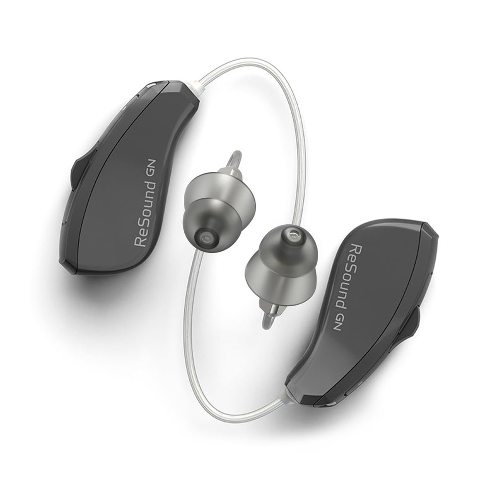 MicroEar primer plano textura de silicona doble capa que mejora sello y confort