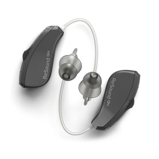 MicroEar primer plano textura de silicona doble capa que mejora sello y confort