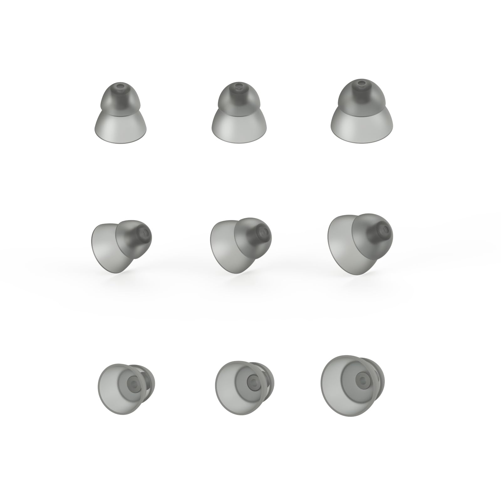 MicroEar domo colocado en receptor ReSound demostrando ajuste y mejor sonido