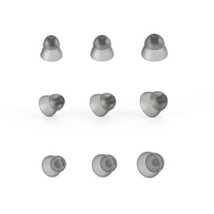 MicroEar domo colocado en receptor ReSound demostrando ajuste y mejor sonido