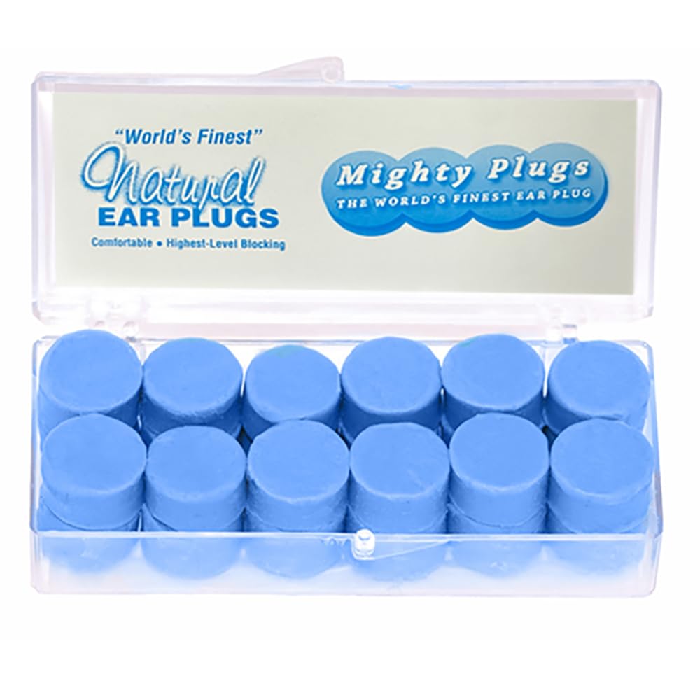 Mighty Plugs frente del empaque mostrando pares y beneficios de uso