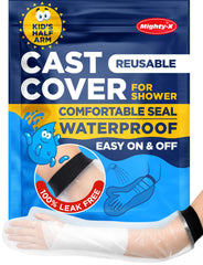 Mighty-X empaque frontal mostrando funda reutilizable y ventaja de protección