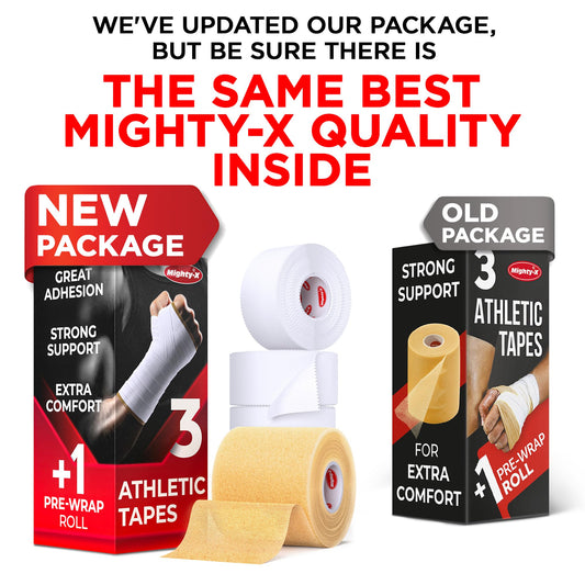 Mighty-X textura de la cinta de algodón cerca destaca adhesión duradera
