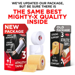 Mighty-X textura de la cinta de algodón cerca destaca adhesión duradera