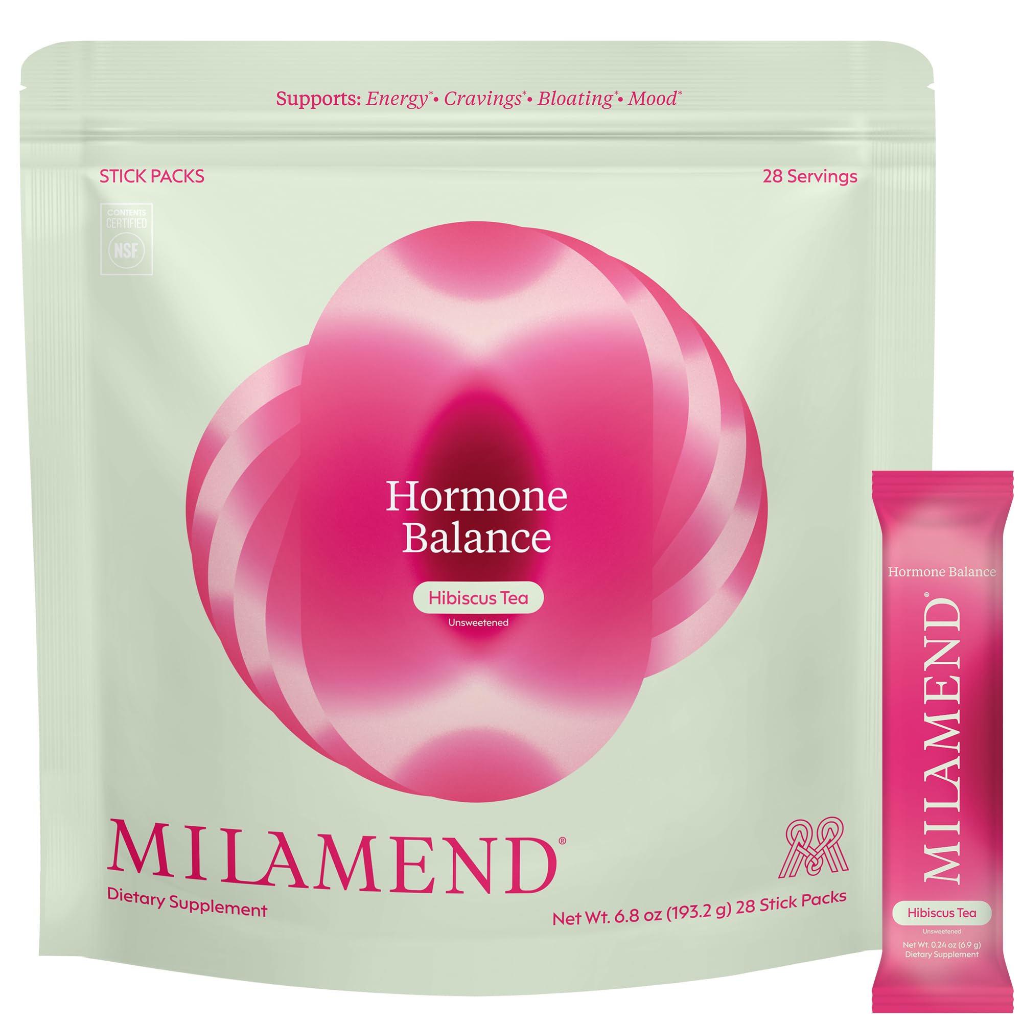 milamend envase frontal mostrando diseño y beneficios visibles