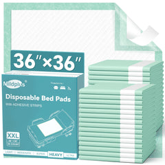 MILDPLUS paquete frontal mostrando protectores desechables, protección amplia
