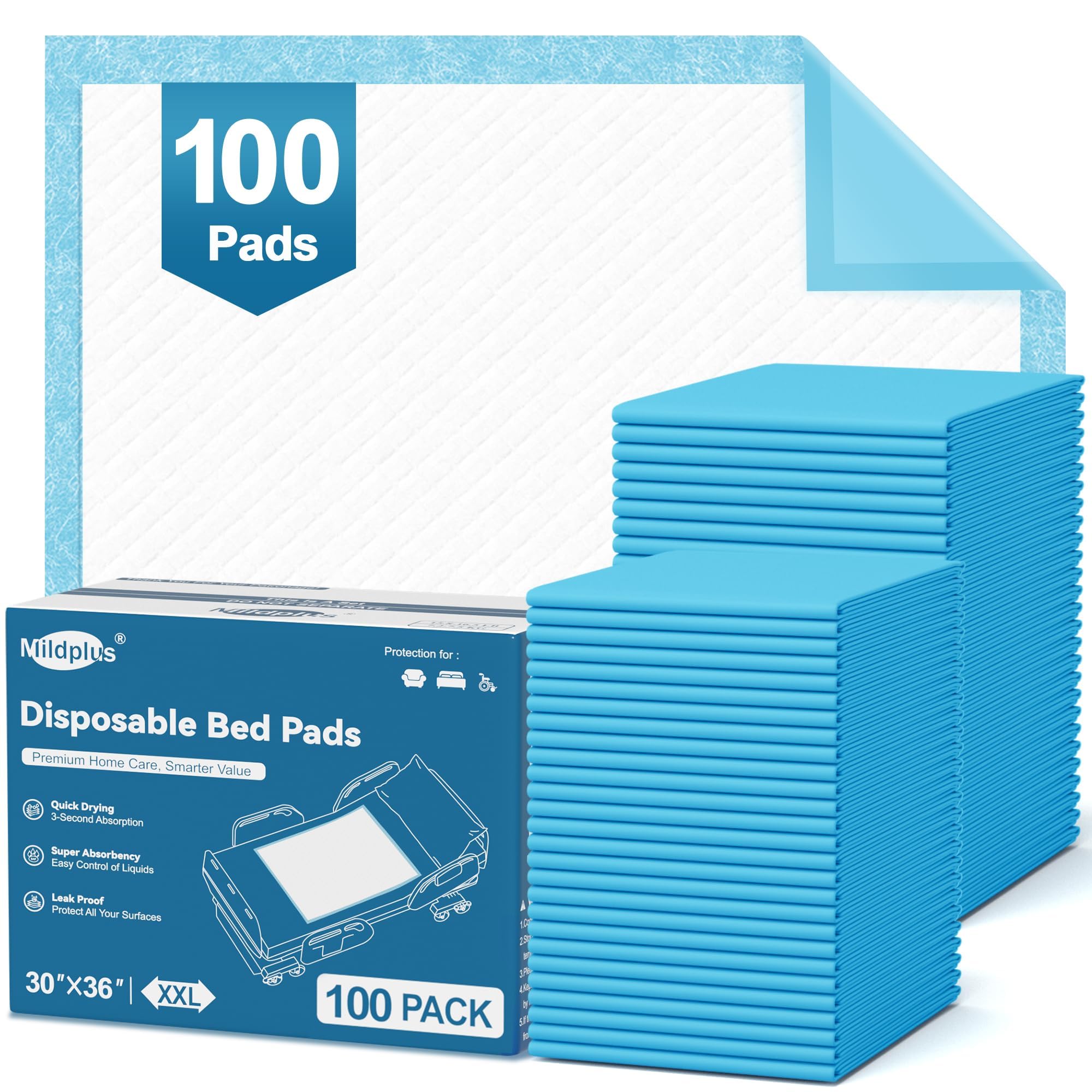 MILDPLUS empaque frontal con 100 unidades y protección amplia