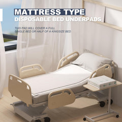 MILDPLUS empapador colocado en cama para protección amplia y discreta