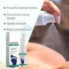 MILEDY spray aplicado en pies para sensación de confort inmediato