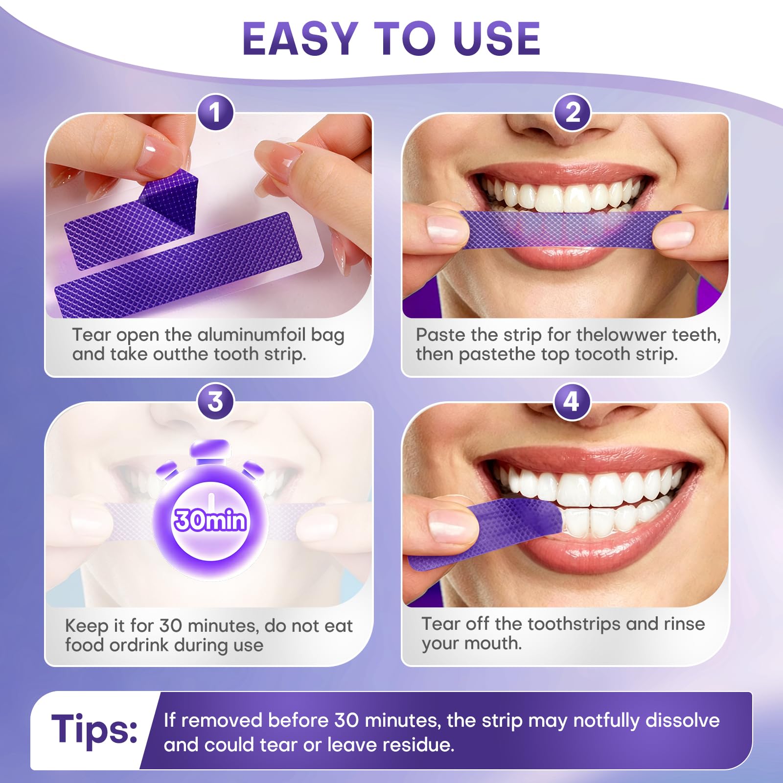 Milumber caja abierta con tiras listas para múltiples sesiones