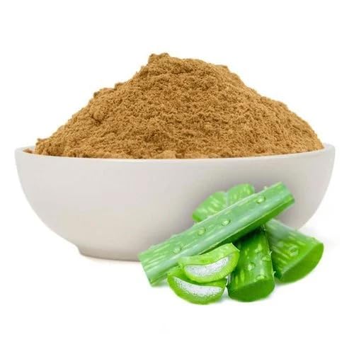 minature mascarilla facial hecha con polvo de aloe para cuidado natural