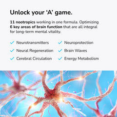 Mind Lab Pro ingredientes en polvo resaltando origen natural