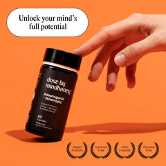 MINDHONEY tamaño del frasco en mano que muestra escala real